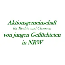 Logo der Aktionsgemeinschaft für Rechte und Chancen von jungen Geflüchteten in NRW